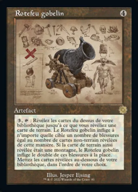 Rotefeu gobelin, carte Magic BRR 81 — extension The Brothers' War Retro Artifacts