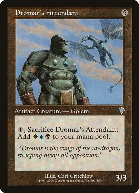 Serviteur de Dromar, carte Magic INV 303 — extension Invasion