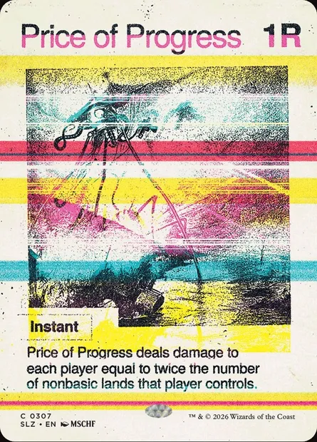 Prix du progrès, carte Magic SLZ 307 — extension The Zeta Set