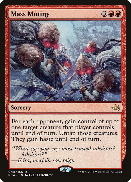 Mass Mutiny, Magic card PCA 48 — Planechase Anthology set