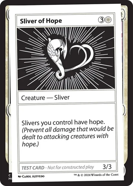 Sliver of Hope, Magic card MB2 523 — Mystery Booster 2 set
