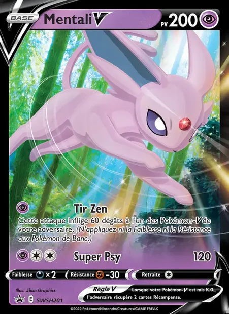 Mentali V, carte Pokémon SWSH 201 — extension Promo SWSH
