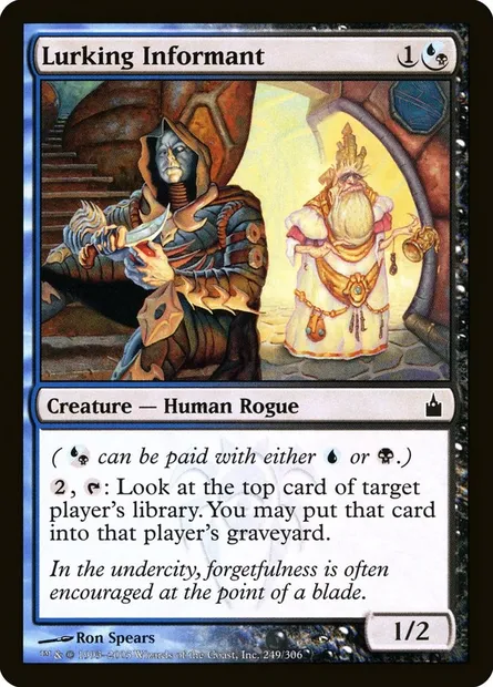 Lurking Informant, Magic card RAV 249 — Ravnica: City of Guilds set