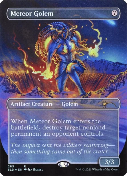 Meteor Golem, Magic card SLD 285 — Secret Lair Drop set