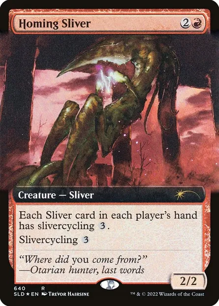 Homing Sliver, Magic card SLD 640 — Secret Lair Drop set