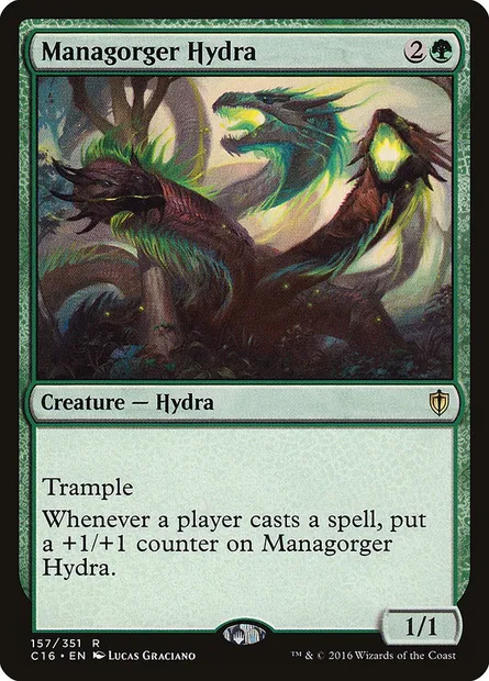 Managorger Hydra, Magic card C16 157 — Commander 2016 set