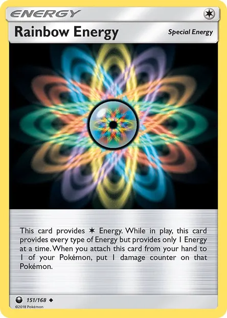 Rainbow Energy, Pokémon card CES 151 — Celestial Storm set