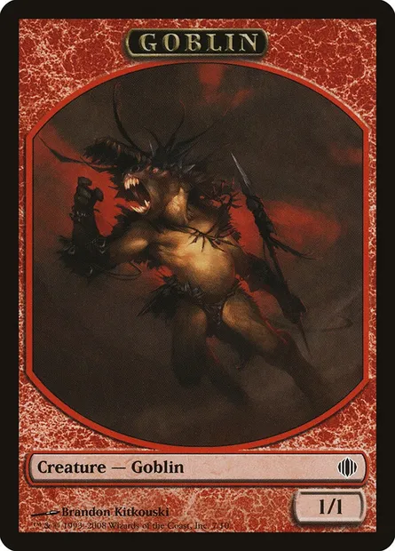 Goblin, Magic card TALA 7 — Shards of Alara Tokens set