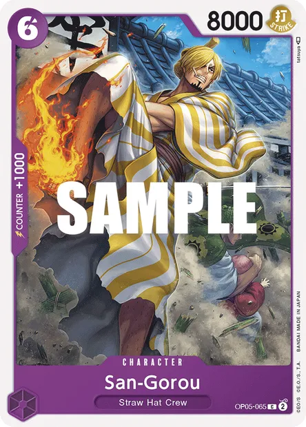 San-Gorou, One Piece card OP05-065 — AWAKENING OF THE NEW ERA set