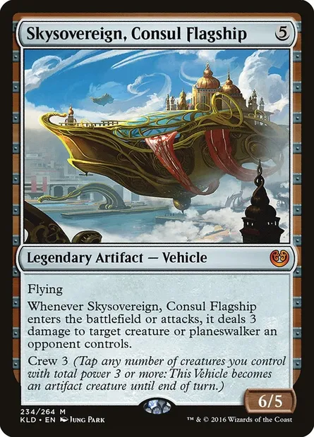 Skysovereign, Consul Flagship, Magic card KLD 234 — Kaladesh set