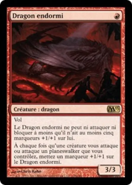 Dragon endormi, carte Magic M13 148 — extension Magic 2013