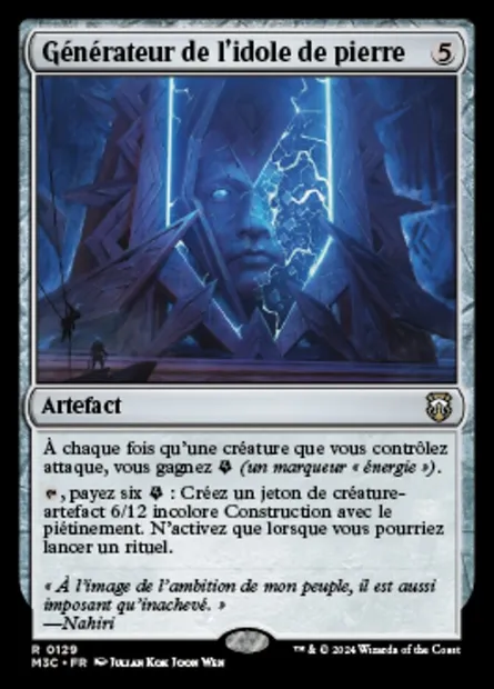 Générateur de l'idole de pierre, carte Magic M3C 129 — extension Modern Horizons 3 Commander