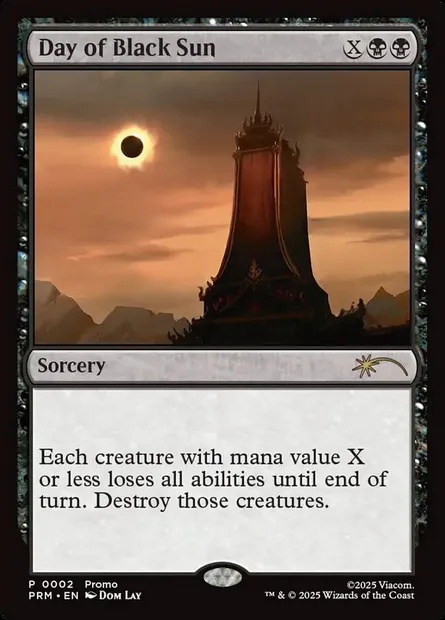 Jour du Soleil noir, carte Magic PSPL 7 — extension Spotlight Series
