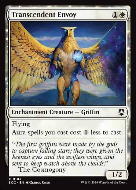 Transcendent Envoy, Magic card SOC 183 — Secrets of Strixhaven Commander set