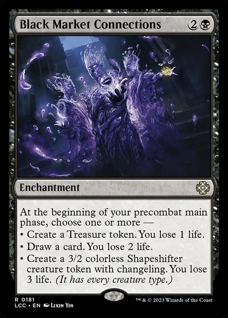 Black Market Connections, Magic card LCC 181 — The Lost Caverns of Ixalan Commander set