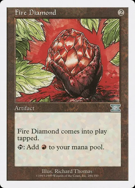 Fire Diamond, Magic card 6ED 284 — Classic Sixth Edition set