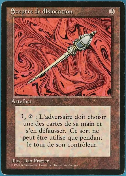 Disrupting Scepter, Magic card FBB 245 — Foreign Black Border set