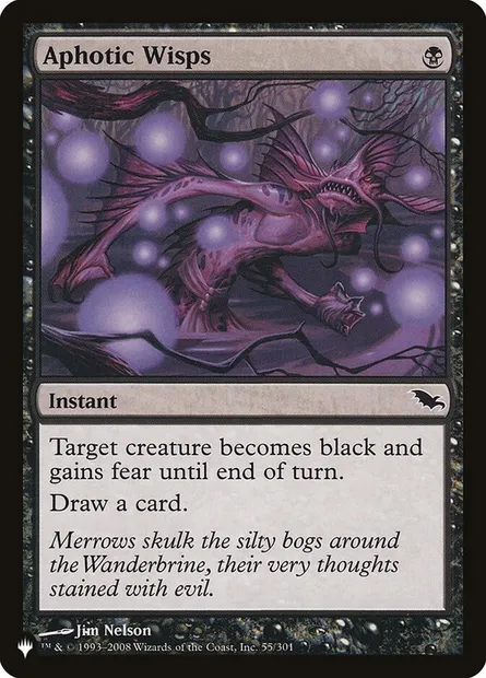 Aphotic Wisps, Magic card PLST SHM-55 — The List set