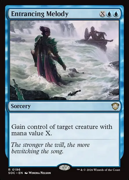Entrancing Melody, Magic card SOC 196 — Secrets of Strixhaven Commander set