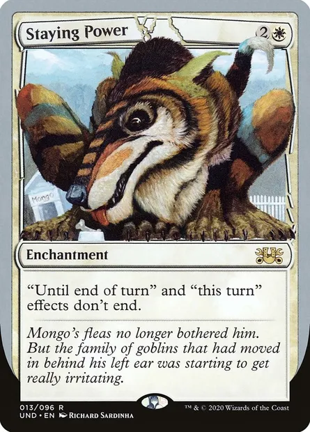 Staying Power, Magic card UND 13 — Unsanctioned set