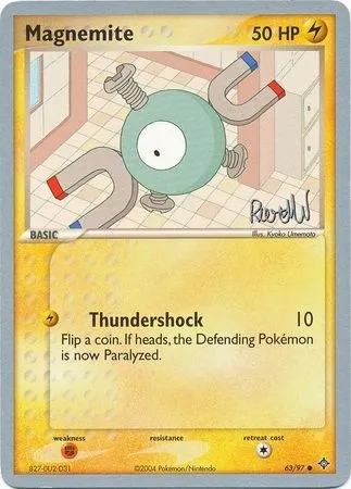 Magnéti, carte Pokémon WCD04 063 — extension World Championship Decks 2004