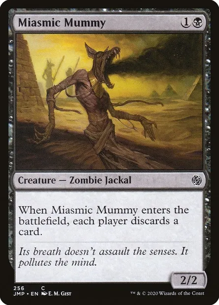 Miasmic Mummy, Magic card JMP 256 — Jumpstart set