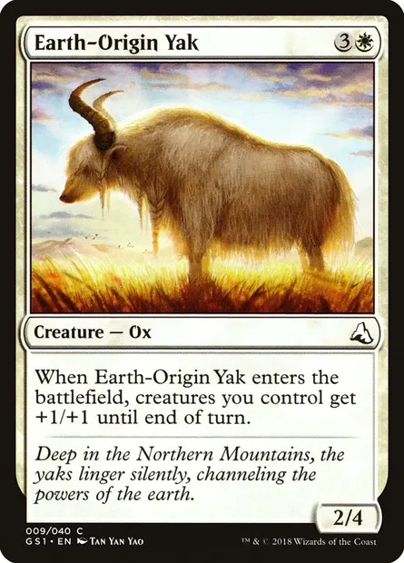Earth-Origin Yak, carte Magic GS1 9 — extension Global Series Jiang Yanggu & Mu Yanling