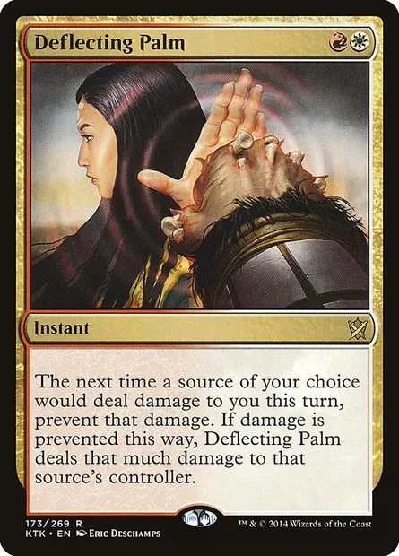Deflecting Palm, Magic card KTK 173 — Khans of Tarkir set