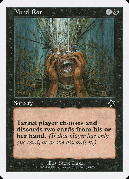 Mind Rot, Magic card S99 83 — Starter 1999 set