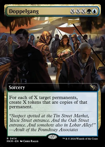 Doppelgang, Magic card MKM 414 — Murders at Karlov Manor set