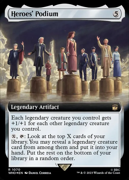 Heroes' Podium, Magic card WHO 1070 — Doctor Who set