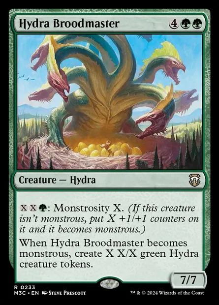 Hydra Broodmaster, Magic card M3C 233 — Modern Horizons 3 Commander set