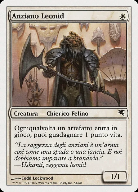 Leonin Elder, Magic card PSAL L51 — Salvat 2005 set