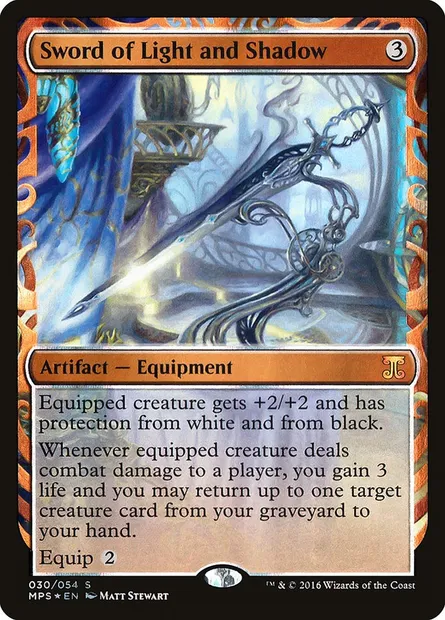 Épée des Ténèbres et de la Lumière, carte Magic MPS 30 — extension Kaladesh Inventions