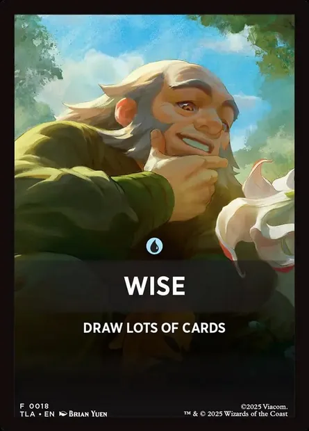 Wise, Magic card JTLA 18 — Avatar: The Last Airbender Jumpstart Front Cards set