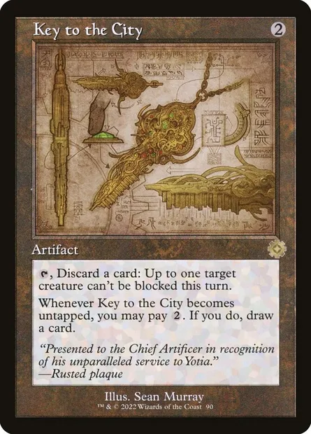 Key to the City, Magic card BRR 90 — The Brothers' War Retro Artifacts set