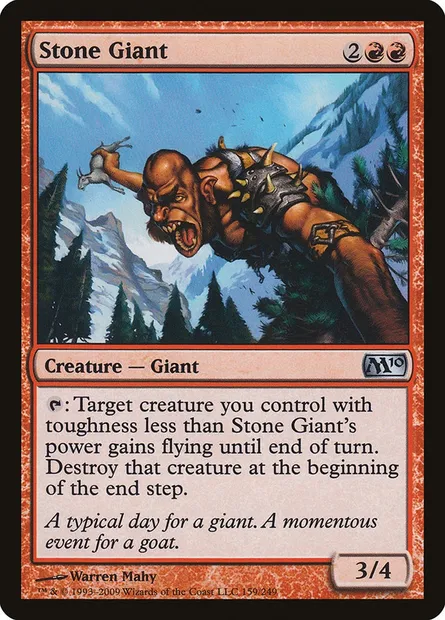 Stone Giant, Magic card M10 159 — Magic 2010 set