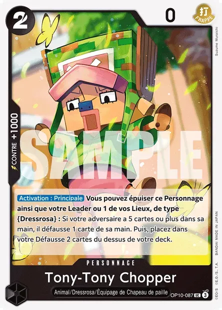 Tony-Tony Chopper, carte One Piece OP10-087 — extension SANG ROYAL