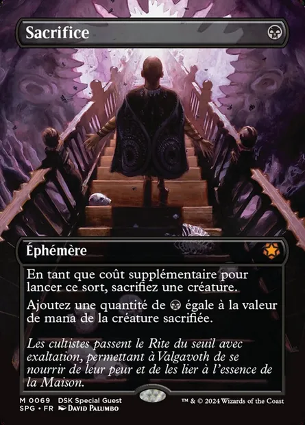 Sacrifice, carte Magic SPG 69 — extension Special Guests