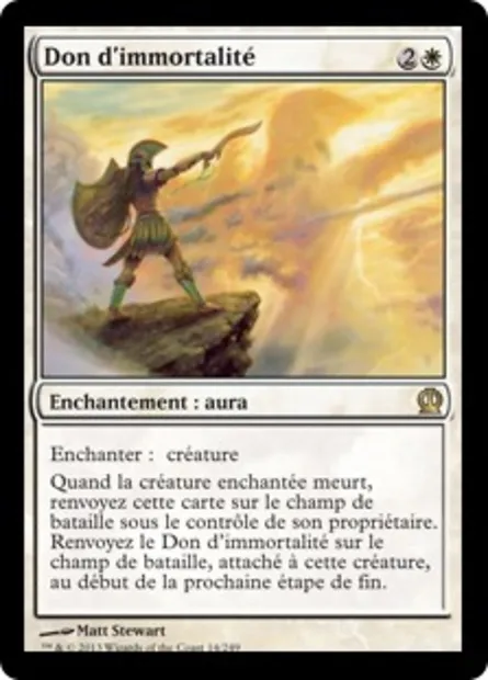 Don d'immortalité, carte Magic THS 14 — extension Theros