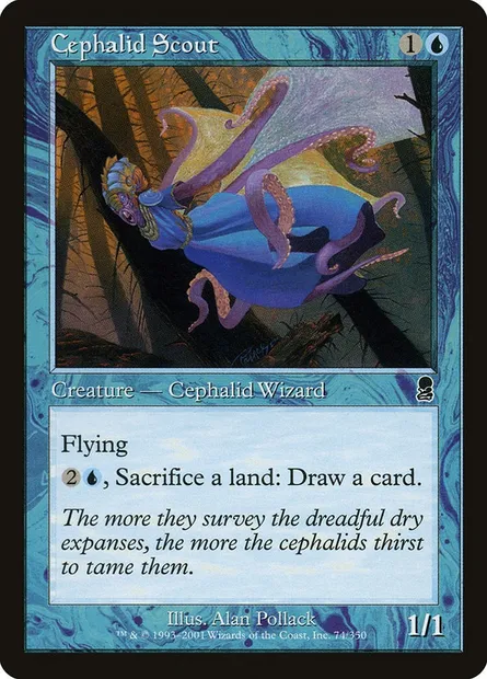 Éclaireur céphalide, carte Magic ODY 74 — extension Odyssée