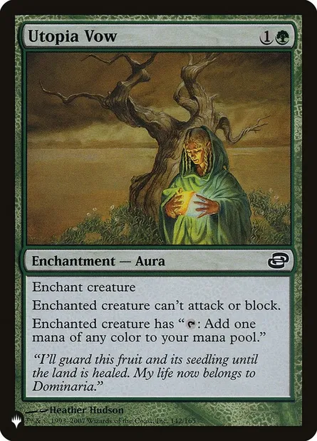 Utopia Vow, Magic card PLST PLC-142 — The List set