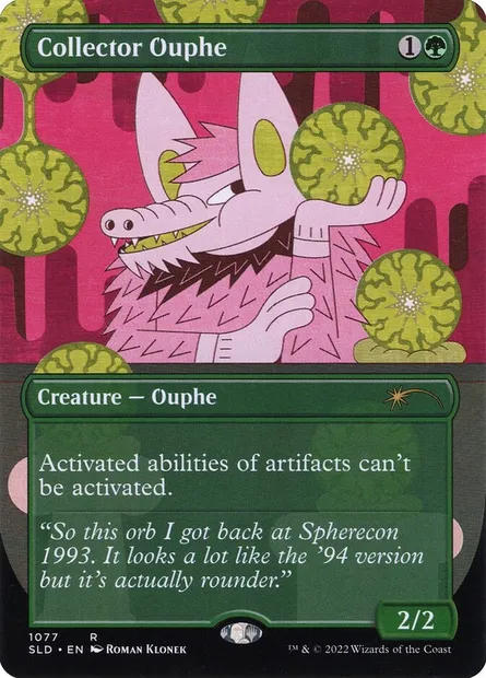 Orphe collectionneur, carte Magic SLD 1077 — extension Secret Lair Drop