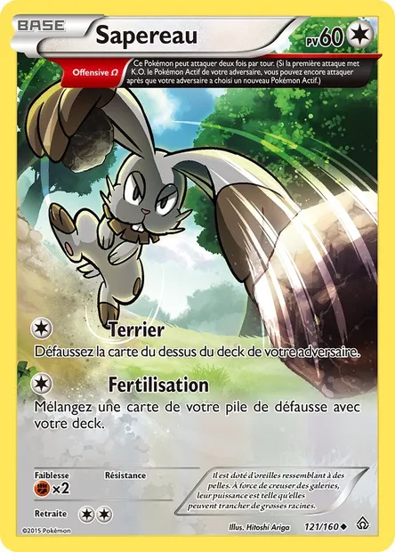 Sapereau, carte Pokémon PRC 121 — extension Primo-Choc