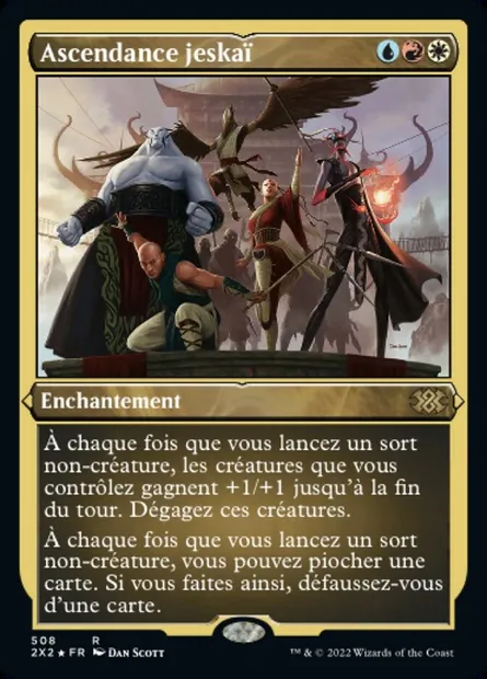 Ascendance jeskaï, carte Magic 2X2 508 — extension Double Masters 2022