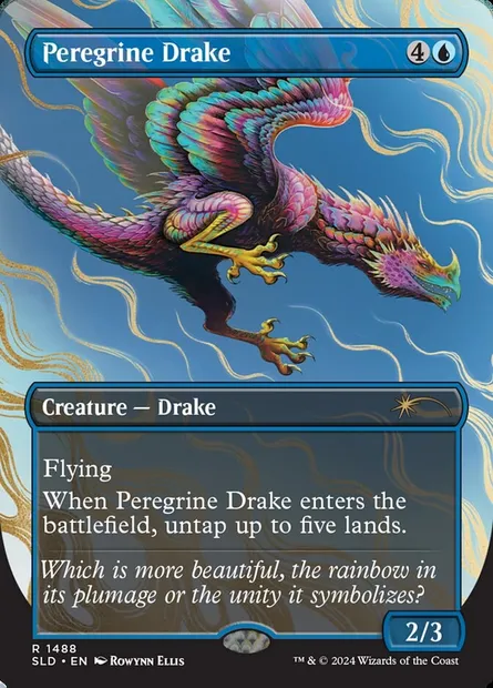 Drakôn pèlerin, carte Magic SLD 1488 — extension Secret Lair Drop