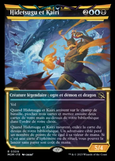 Hidetsugu et Kairi, carte Magic MOM 309 — extension L'invasion des machines