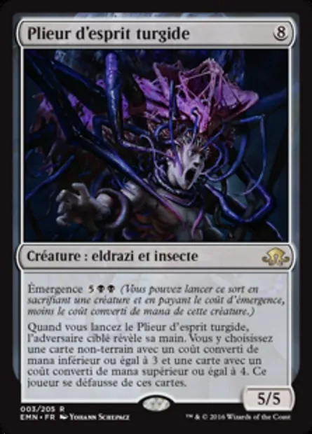 Plieur d'esprit turgide, carte Magic EMN 3 — extension La lune hermétique