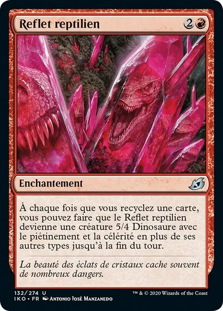 Reflet reptilien, carte Magic IKO 132 — extension Ikoria: Lair of Behemoths