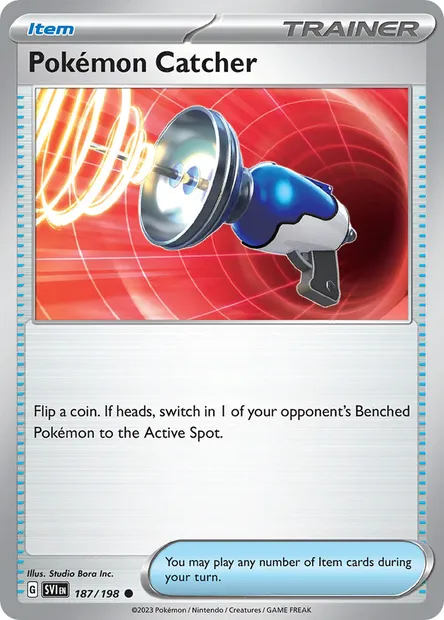 Pokémon Catcher, Pokémon card SVI 187 — Scarlet & Violet set